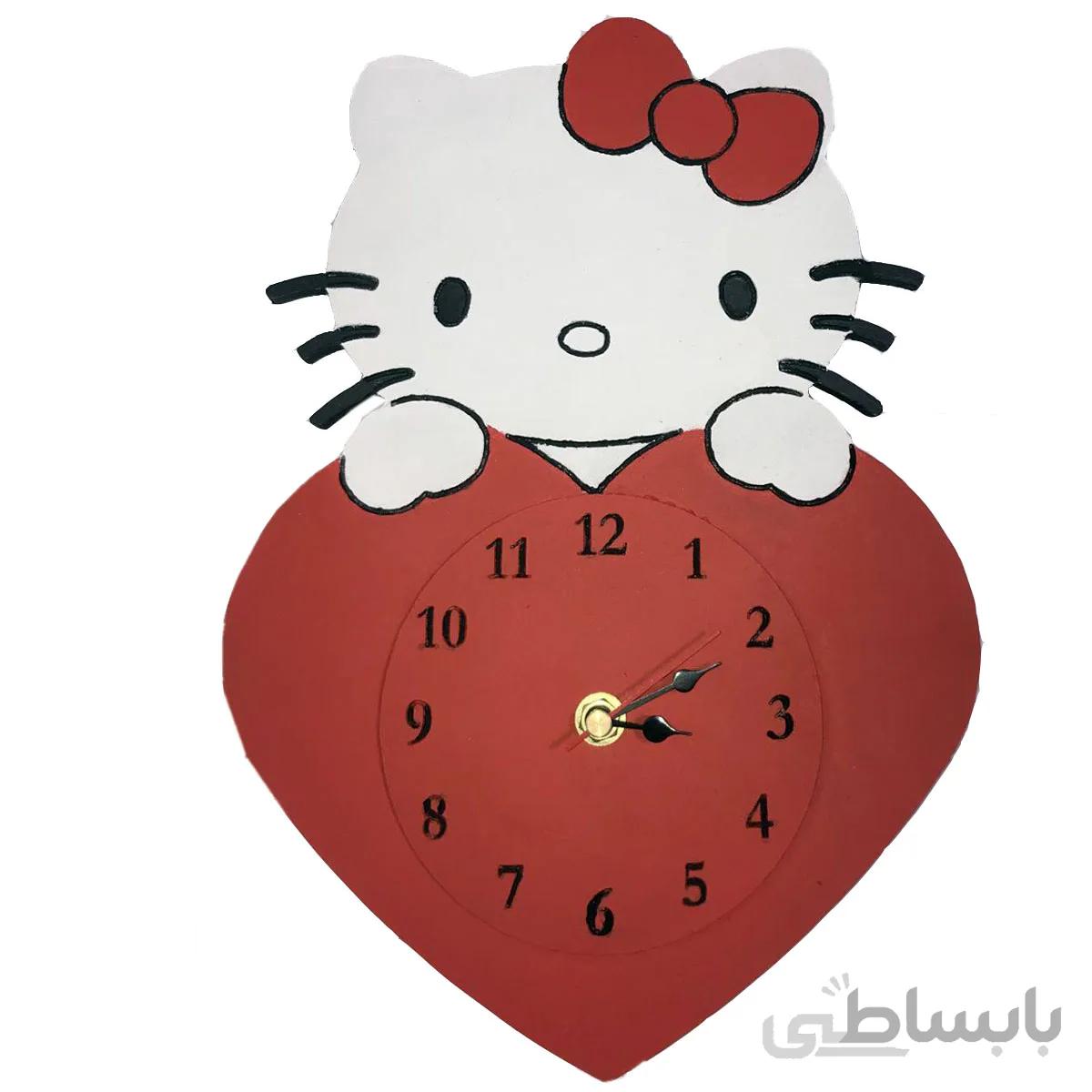 ساعت دیواری چوبی پارمیس کوچک