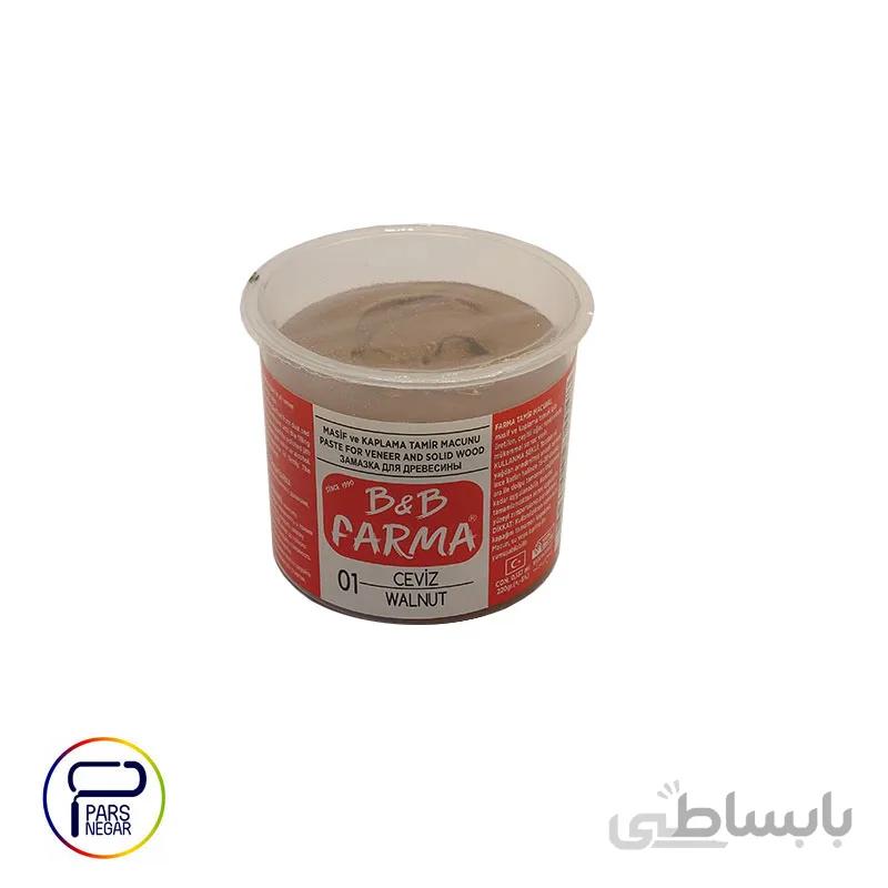 بتونه ام دی اف و چوب فارما ترکیه رنگ فندقی ۲۲۰ گرمی