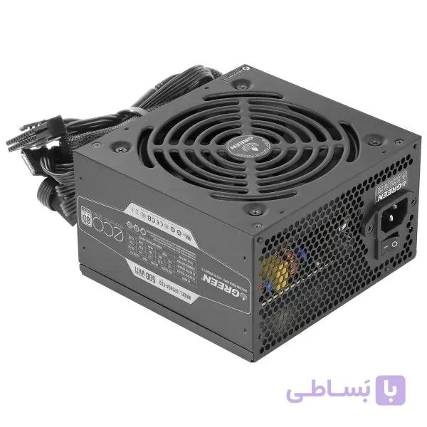 منبع تغذیه کامپیوتر گرین مدل GP500A-ECO Rev3.1 کد 28812