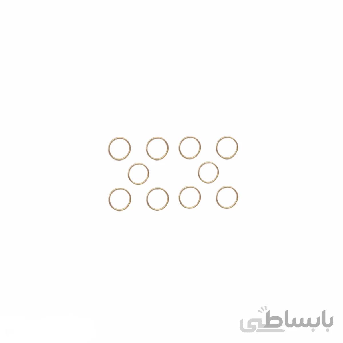 حلقه اتصال استیل سایز ۴ بسته ۱۰ عددی