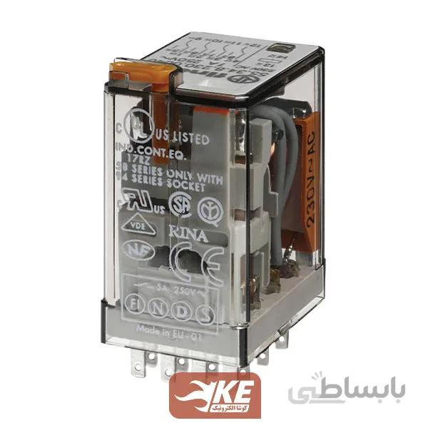 رله 230vAC چهار کنتاکت 7 آمپر فیندر 553482300054