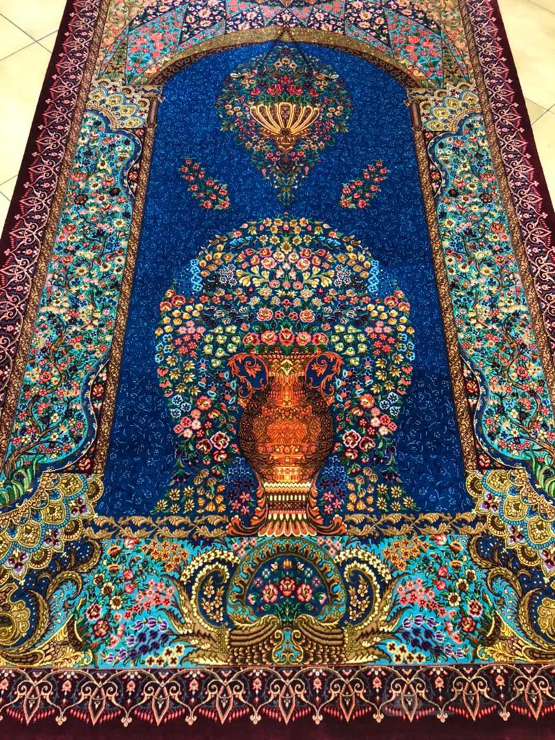 زرع و نیم تمام ابریشم قم ( گلدانی )