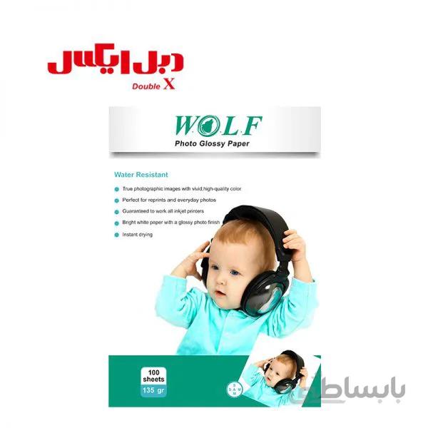 کاغذ گلاسه ۱۳۵ گرمی ولف سایز A3