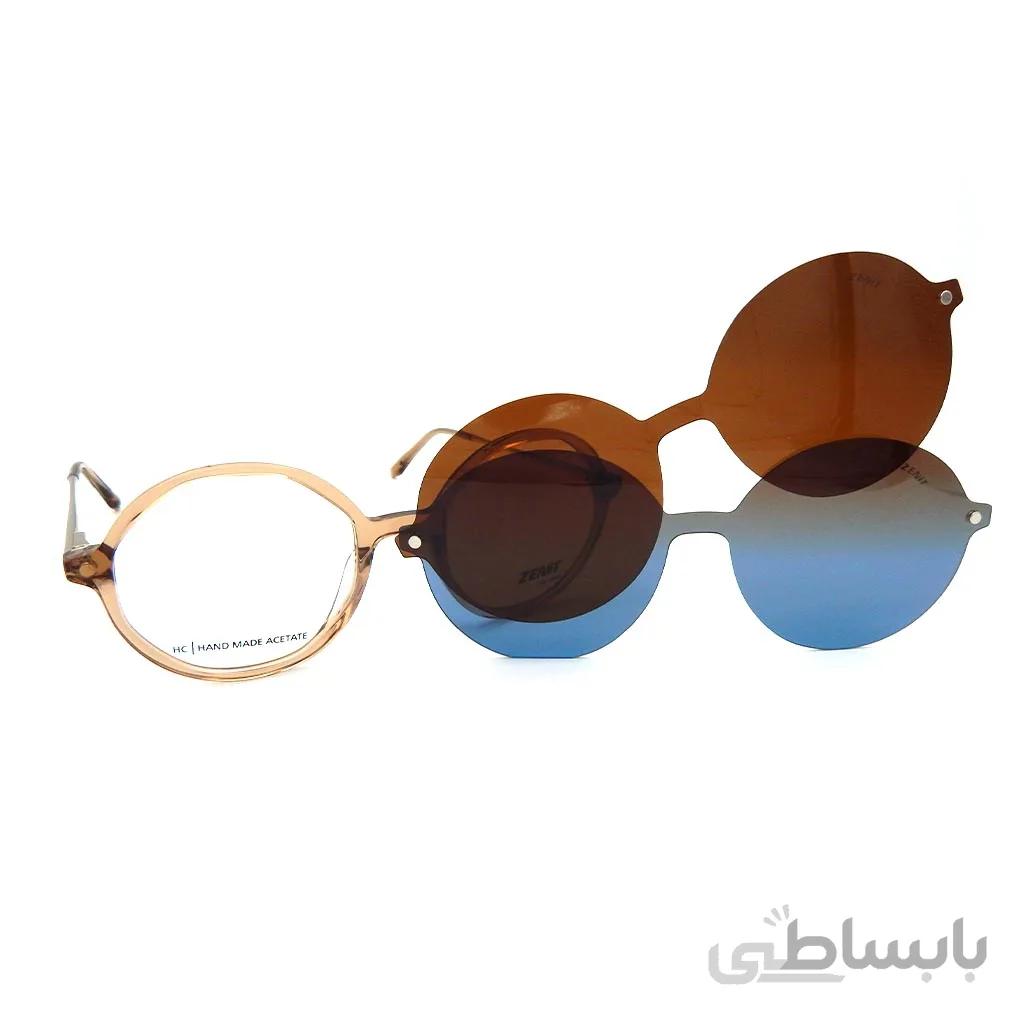 خرید عینک طبی آفتابی (کاوردار مگنتی) ZENiT زنیت ZE1413-C6