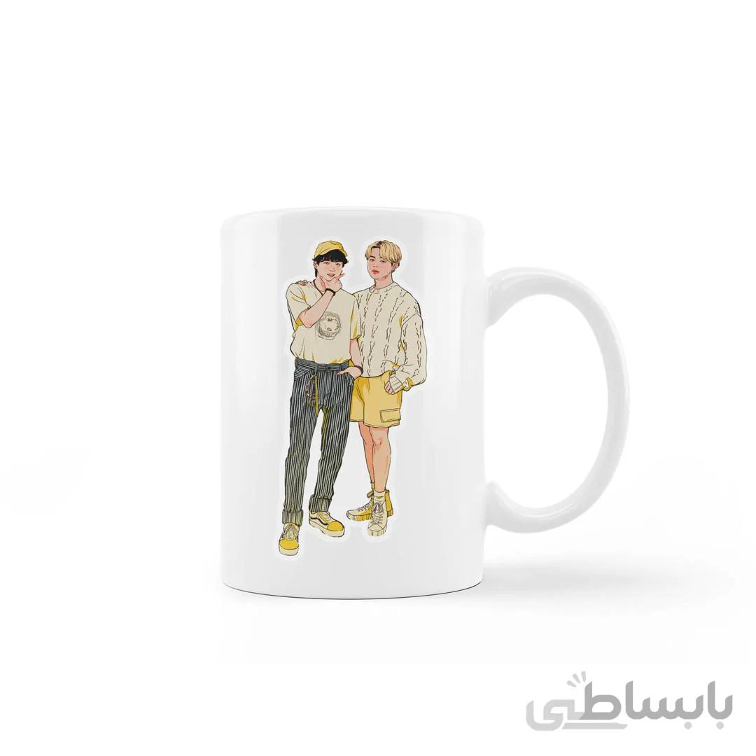 ماگ BTS طرح BT21 کد 2040039