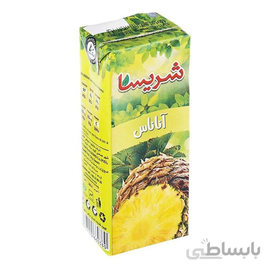 آبمیوه آناناس شریسا (200 سی سی)