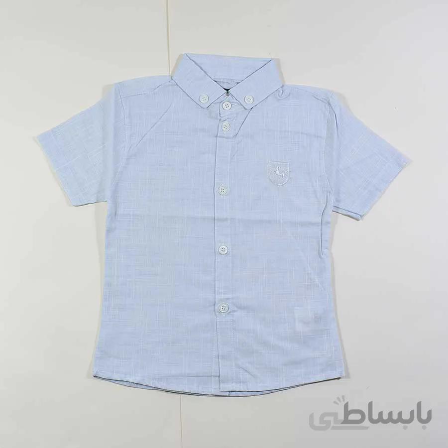 پیراهن آستین کوتاه پسرانه بچه گانه کد 2431