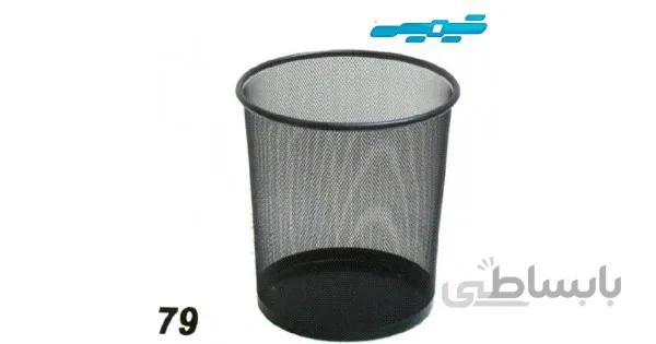 سطل توری فلزی بزرگ