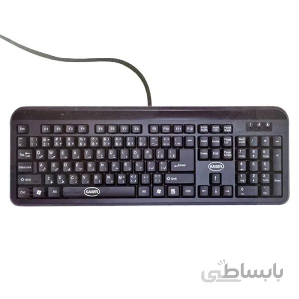 کیبورد سیم دار KAISER مدل 704
