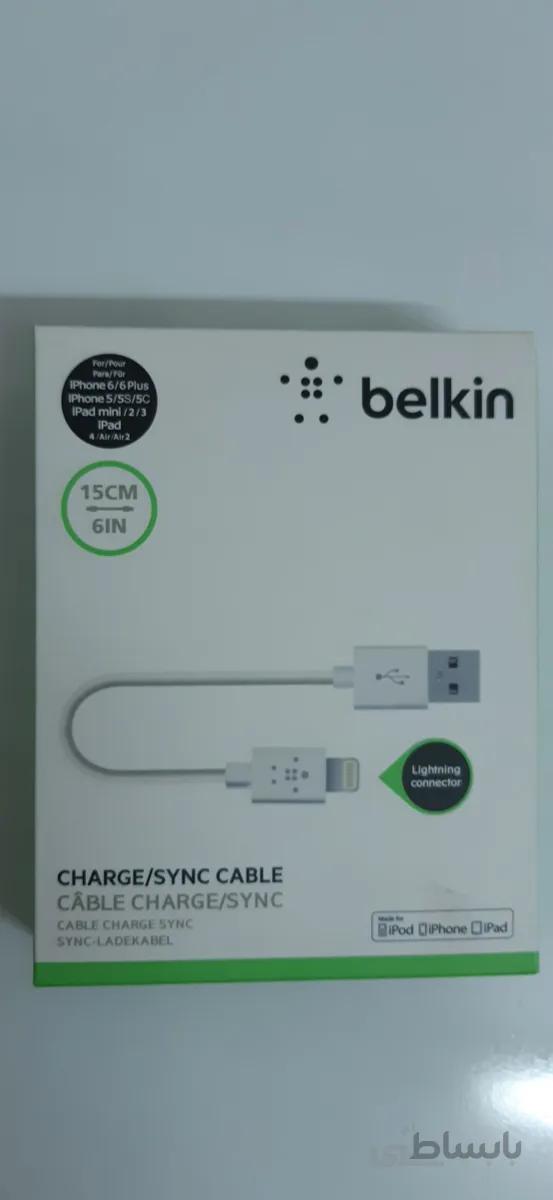 کابل شارژ پاور بانکی لایتنینگ belkin