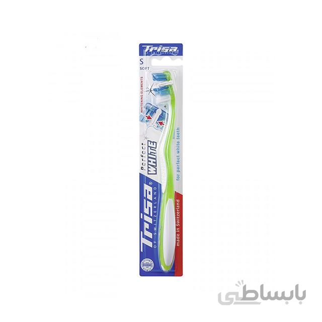 مسواک پرفکت وایت نرم Trisa ا Trisa Perfect White Soft Toothbrush