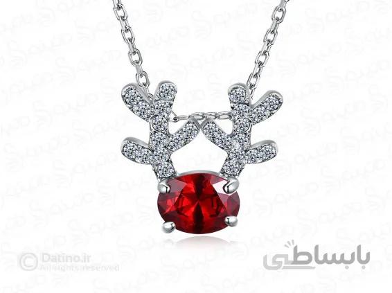 گردنبند زنانه گوزن کریسمس 13896