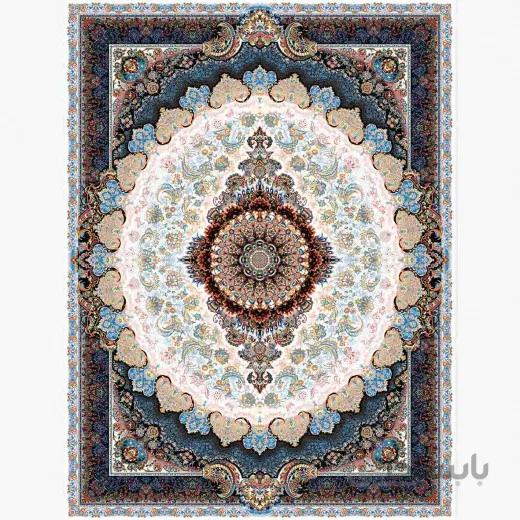 فرش ماشینی زاگرس طرح اصفهان زمینه کرم