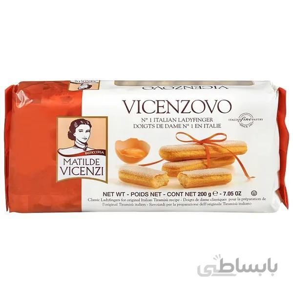 بیسکوئیت لیدی فینگر ویچنزوو 200 گرم Vicenzovo
