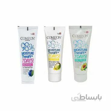کرم مرطوب کننده دست و صورت کامان تیوپی COMEON GENEVA MOISTURE THERAPY 7 DAYS
