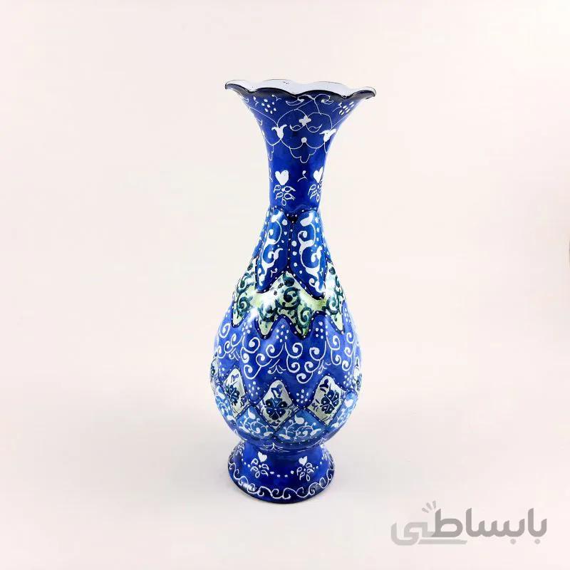 گلدان میناکاری 16 سانتی طرح ارغوان