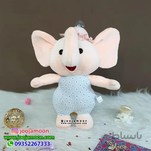 عروسک فیل انگشت به دهان