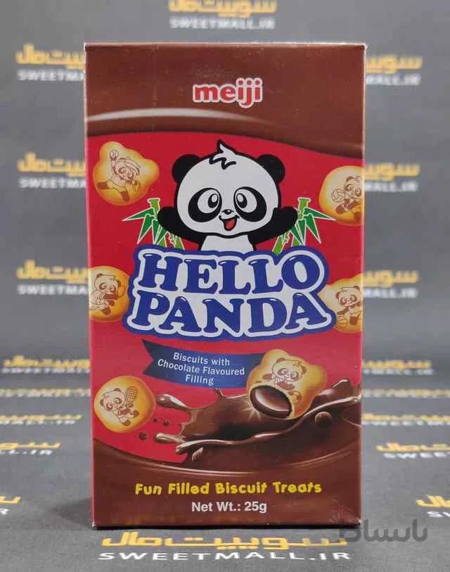 بیسکوییت هلو پاندا شکلاتی 25 گرم Hello Panda