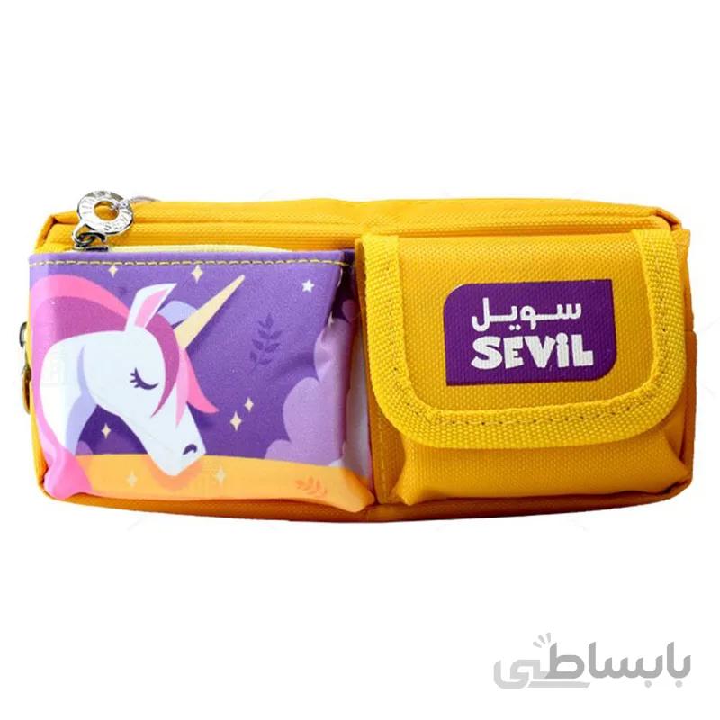 جامدادی طرح یونیکورن مدل سویل کد 3023
