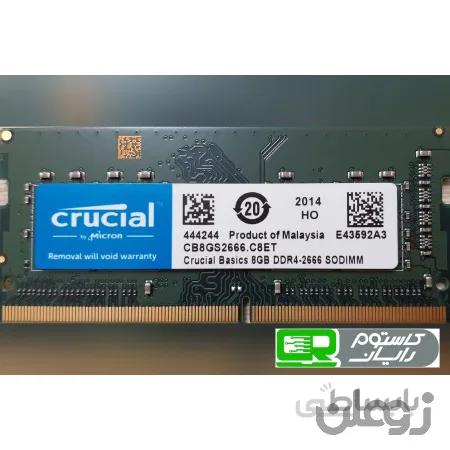 RAM Laptop Crucial 8GB DDR4-2666