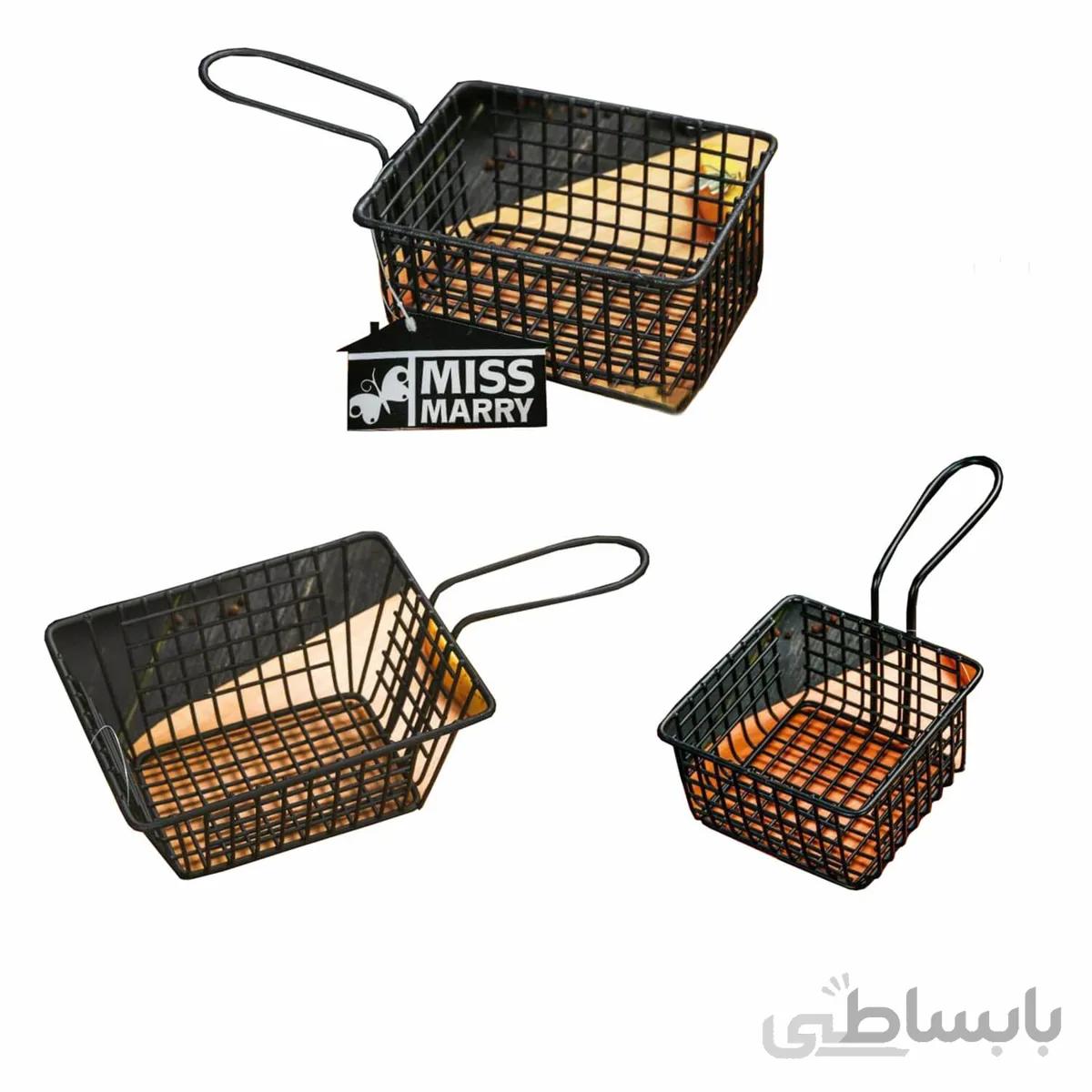 سبد سرو سیب زمینی دسته دار MISS MARRY