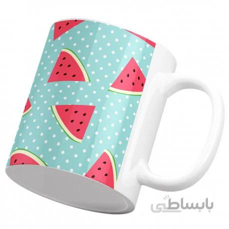 ماگ سرامیکی یلدا هندوانه کد 1103901