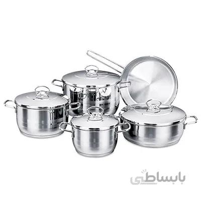 سرویس قابلمه استیل کرکماز – آسترا ۱۹۰۰ ا korkmaz Astra 9 piece cookware set