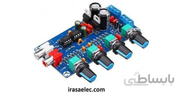 ماژول تن کنترلر با آی سی NE5532