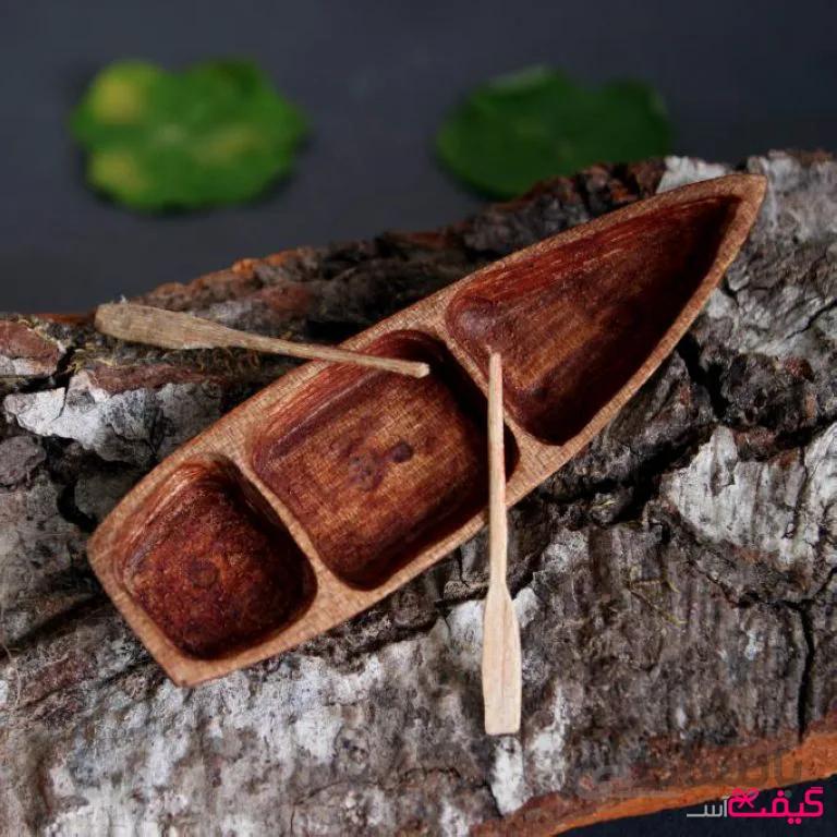 قایق تالاب چوبی دست ساز
