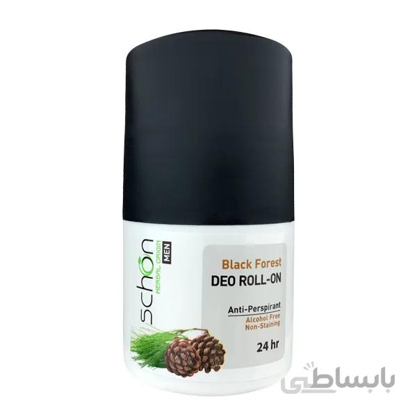 مام رول ضد تعریق مردانه مدل بلک فارست شون ا Schon Black Forest Roll-On Deodorant For men 50ml