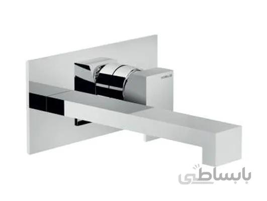 شیرآلات توکار نوبیلی مدل MIA (روشویی توکار باصفحه (قالپاق)*با مغزی)