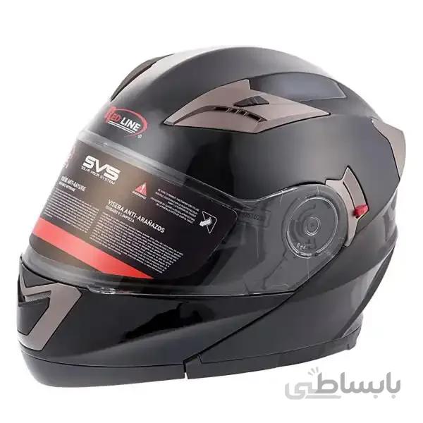 کلاه کاسکت ردلاین مدل 935 رنگ مشکی براق