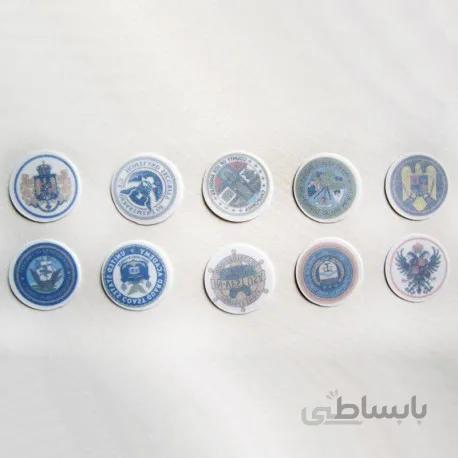 برچسب شیشه ای کد 108