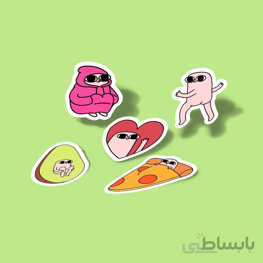 استیکر Ketnipz cute 1