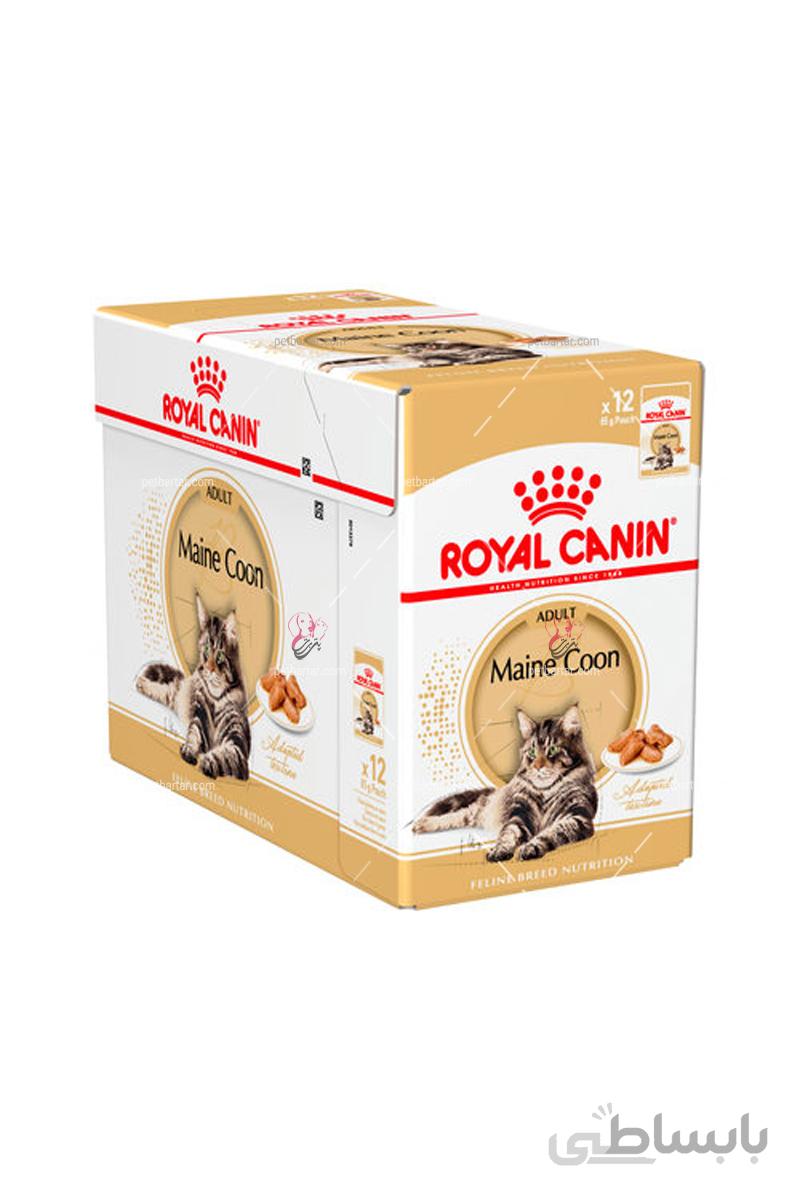 پوچ گربه بالغ نژاد مین کوون رویال کنین | Royal Canin Adult Maine Coon Wet