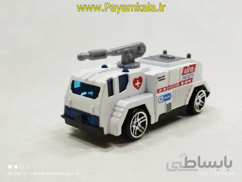 ماشین فلزی کوچک آمبولانس (588A20) طرح A