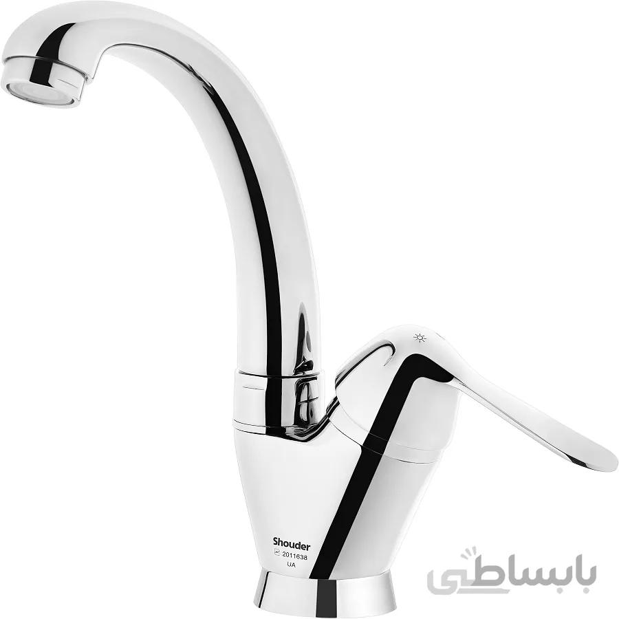 شیر روشویی زدرا شودر مدل اکو کروم