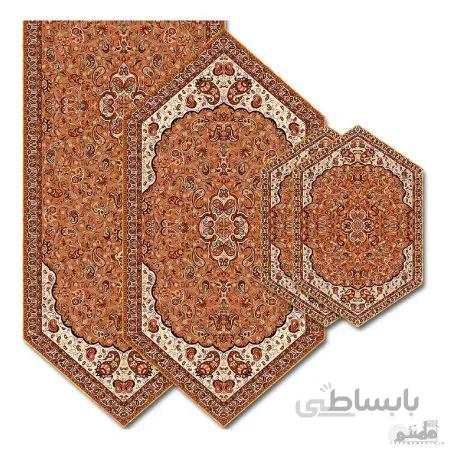 سری چهار تکه ترمه طرح شاه عباسی کد 805