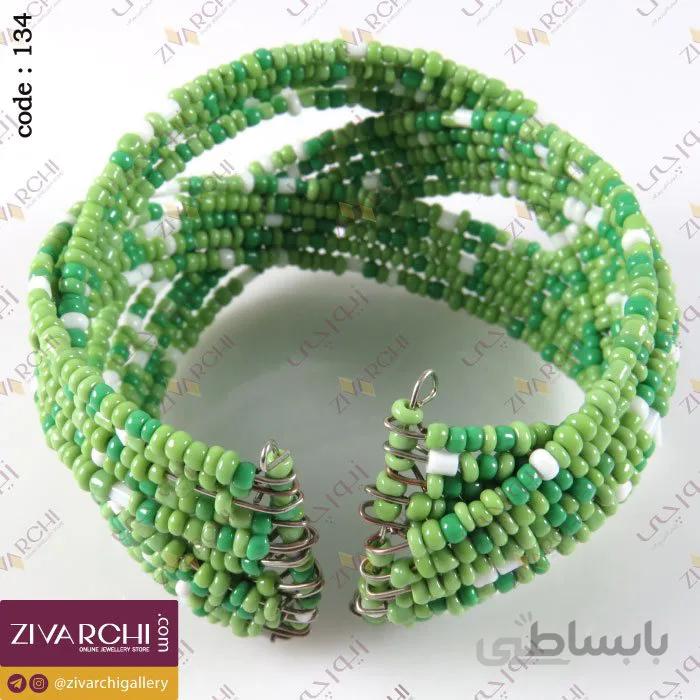 دستبند النگویی سیمی منجوقی 134