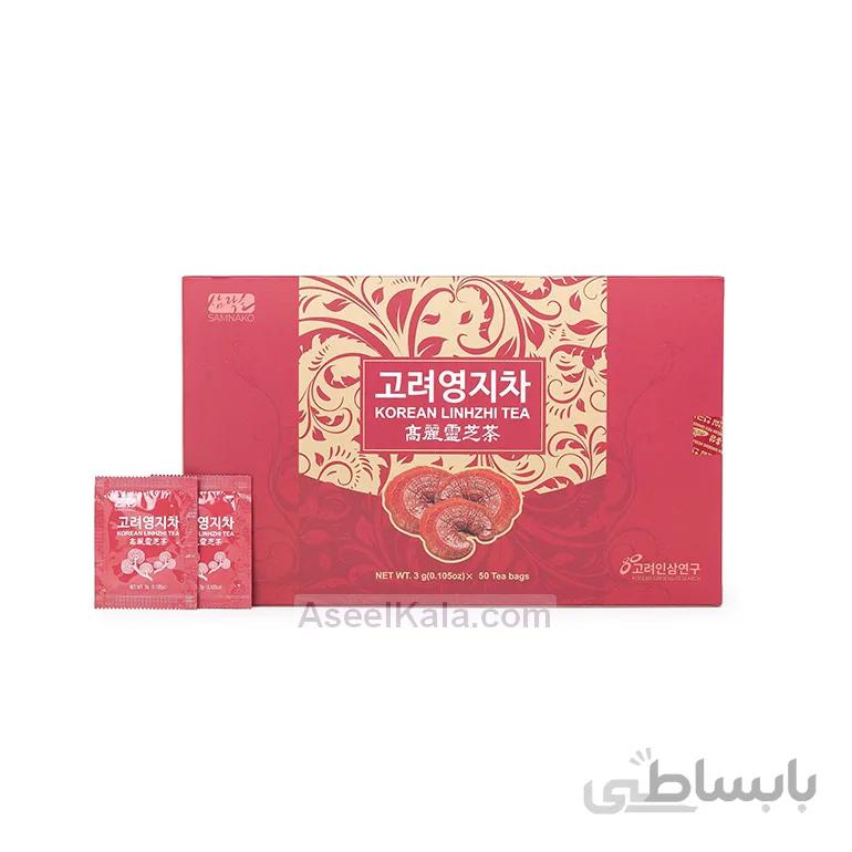 چای کیسه ای قارچ گانودرما کره ای 50 عددی