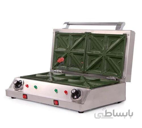 دستگاه اسنک ساز صنعتی 16 تایی دو صفحه