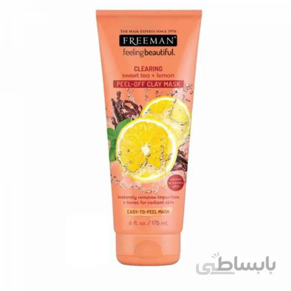 ماسک صورت خاک رسی چای شیرین و لیمو فریمن | Freeman