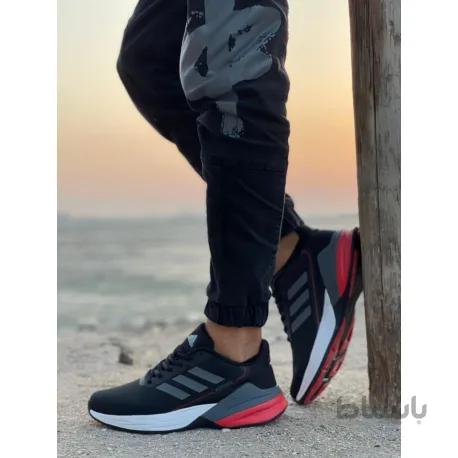 کفش رانینگ آدیداس ریسپانس مشکی/ قرمز adidas Men's Response Sr Running Shoe