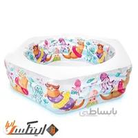 استخر بادی کودک شش ضلعی intex 56493 ا intex 56493