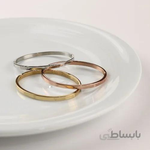 دستبند استیل کارتیه نازک