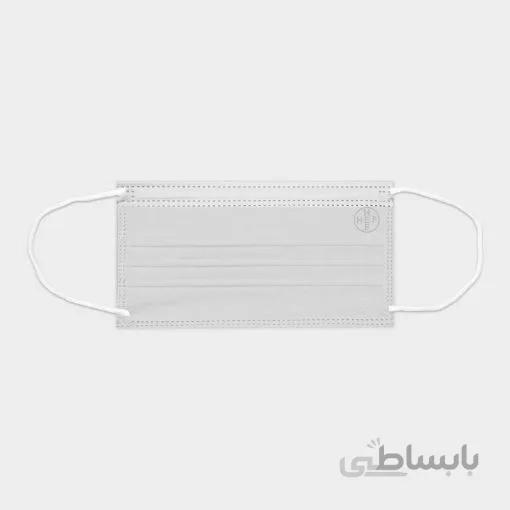 ماسک سه لایه جراحی خاکستری دوازده رو هشت (هف) جعبه کاغذی ۵۰ عددی