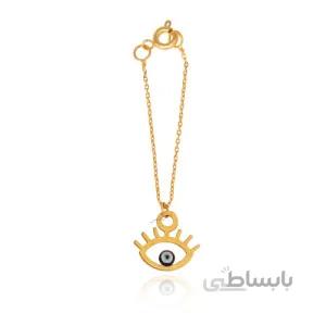آویز ساعت طلا طرح چشم نظر کد WP356