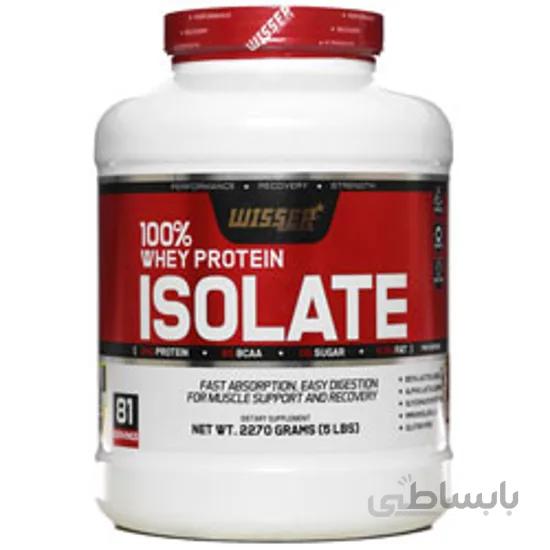 پودر وی پروتئین ایزوله ویثر 908 گرم Wisser Whey Protein Isolate Powder 908 g