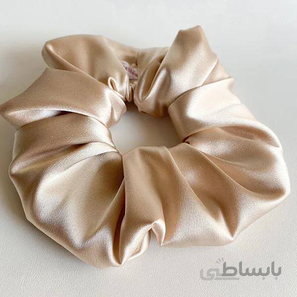 اسکرانچی ساتن طلایی ا Scrunchies