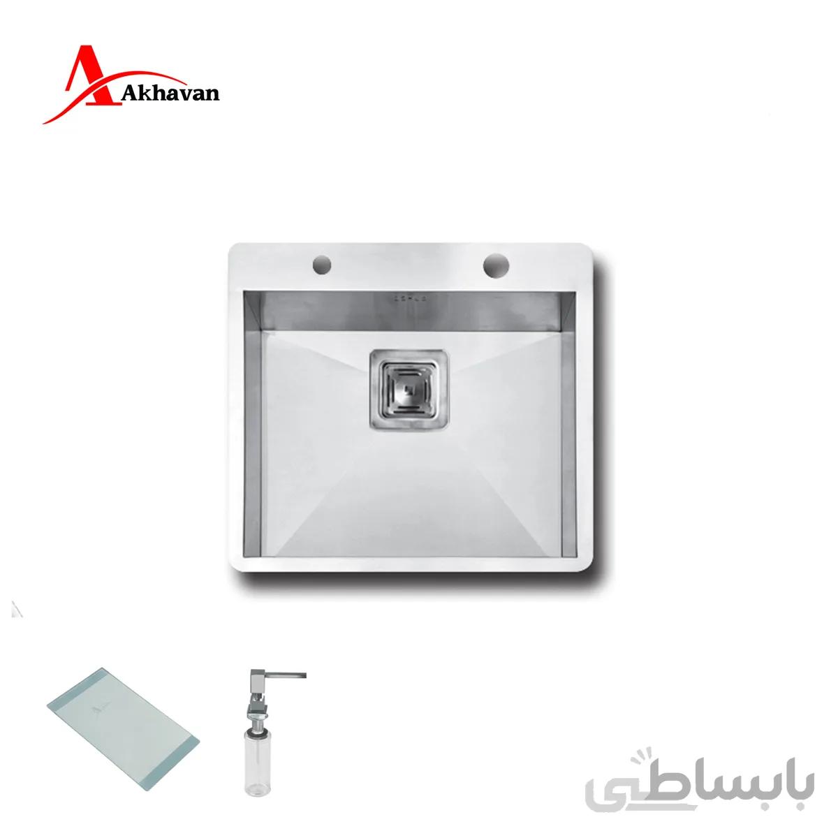 سینک ظرفشویی توکار اخوان ا Akhavan Single Bowl Sink 340